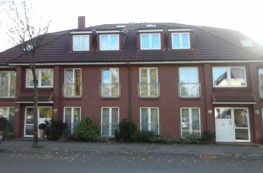 Straßenseite Moin! Apartments Haus am Mühlenpark