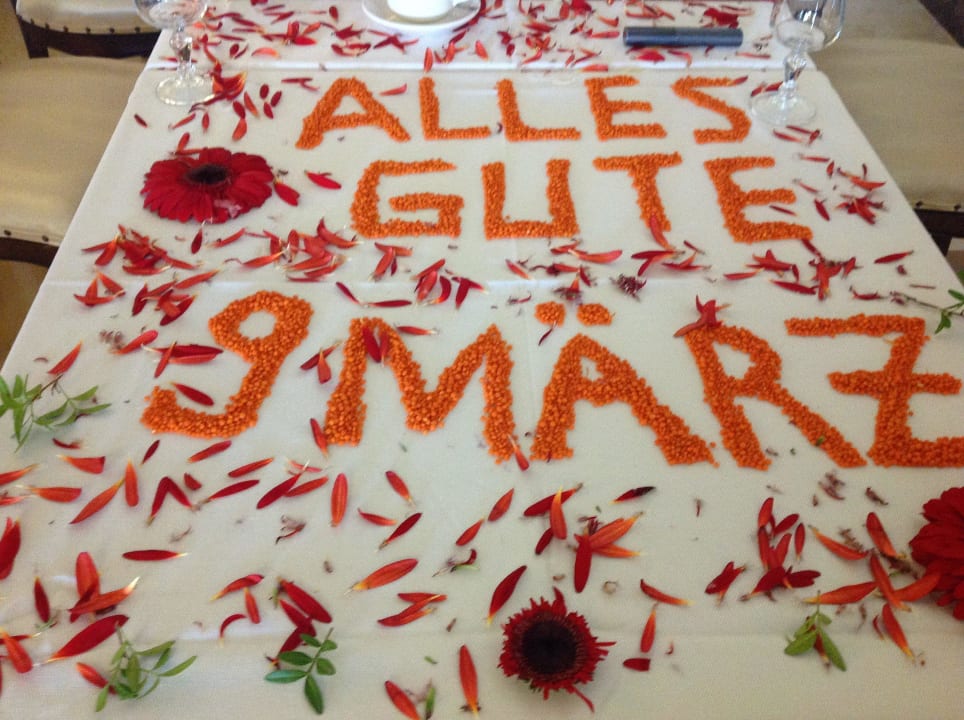 Geburtstagstisch  Diamond Excellence Resort & Spa