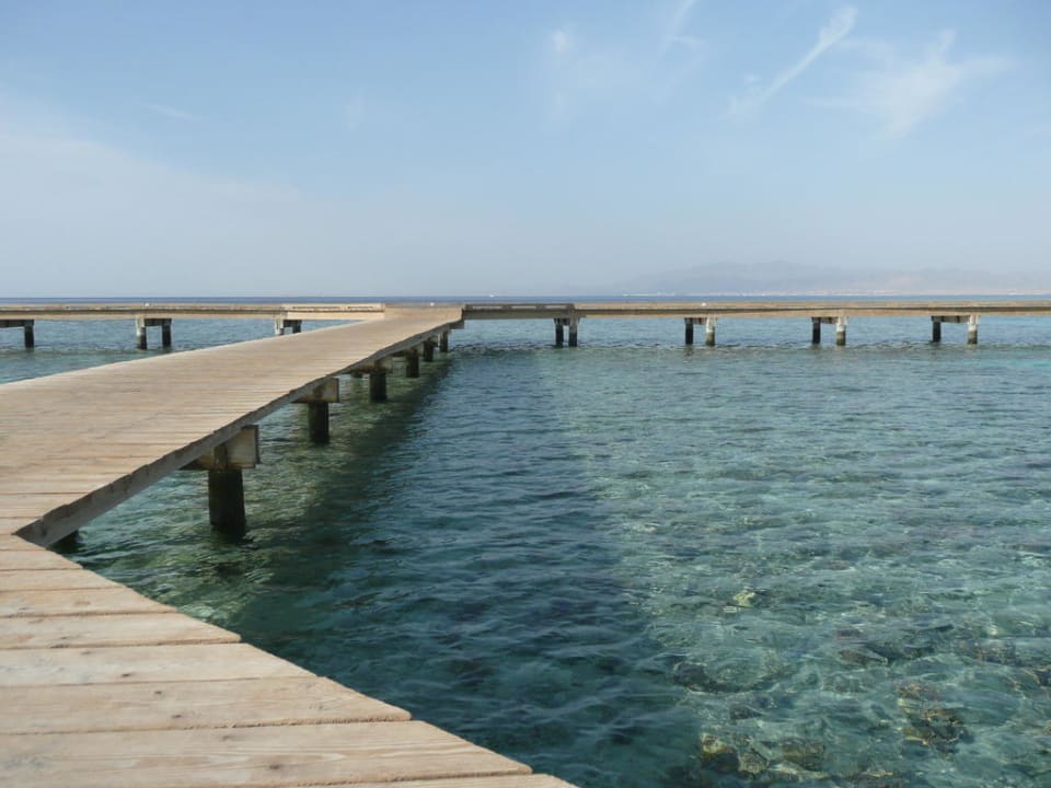 Steg zum Riff Hotel Sheraton Soma Bay Resort