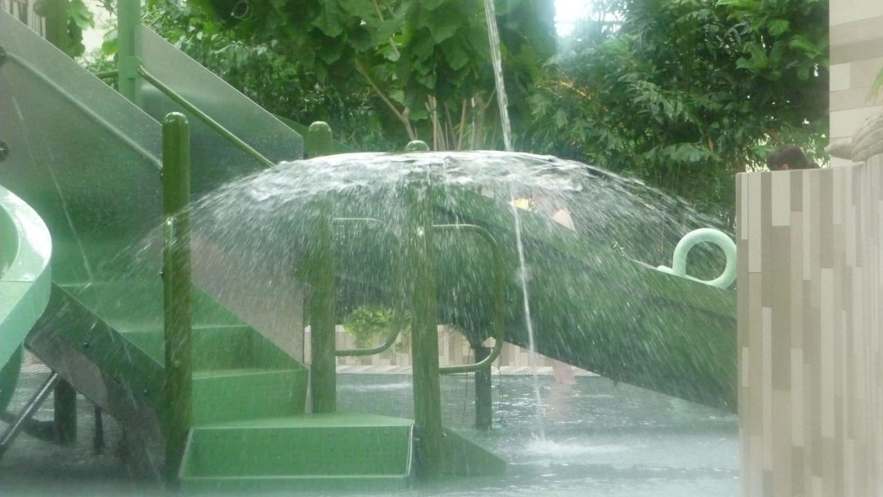 Wasserspiel im Aqua Mundo Center Parcs Park Bostalsee
