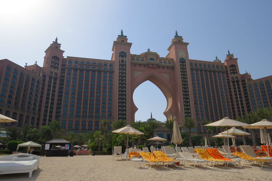Blick vom Strand Atlantis, The Palm