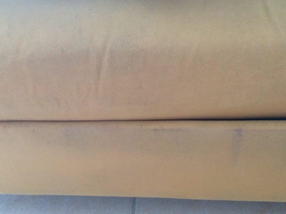 Das Sofa war mal gelb! Blau varadero - Adults only