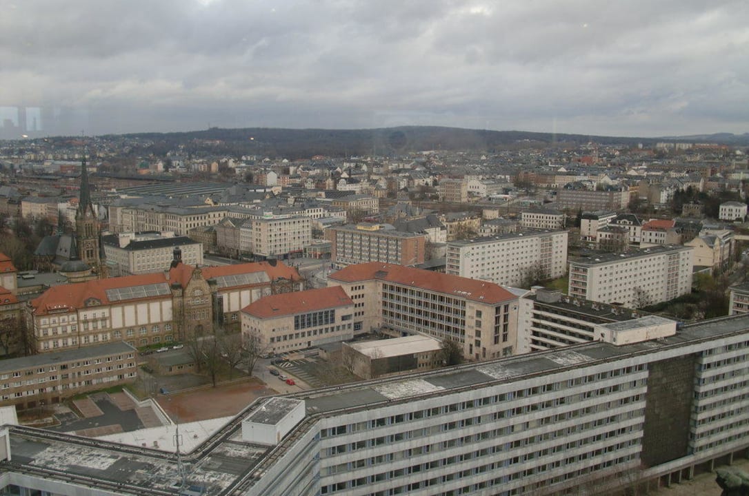 Blick aus dem Restaurant Congress Hotel Chemnitz