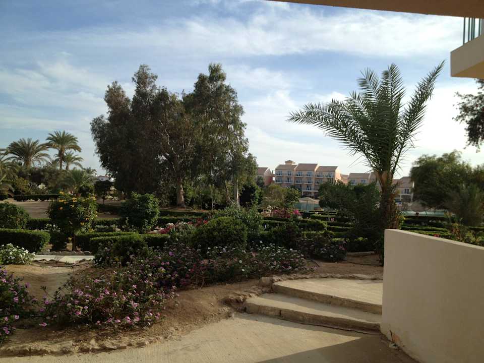 Blick von der Terrasse Mövenpick Resort & Spa El Gouna