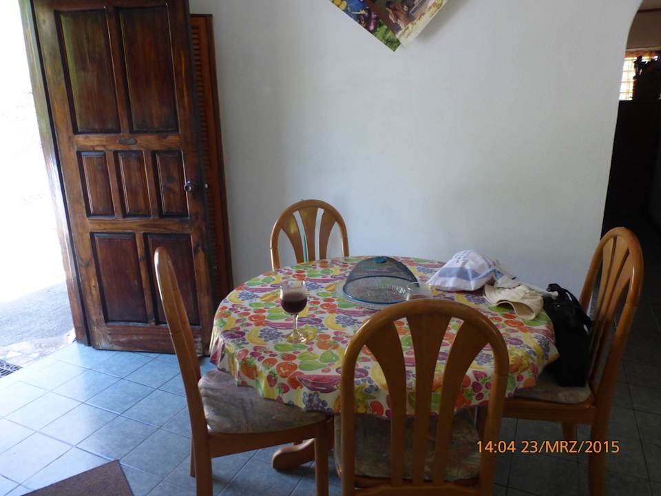 Sitzecke in der Küche Haus & Apartments Beau Bamboo