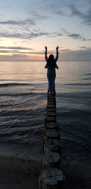 Strand Bretterbude Heiligenhafen
