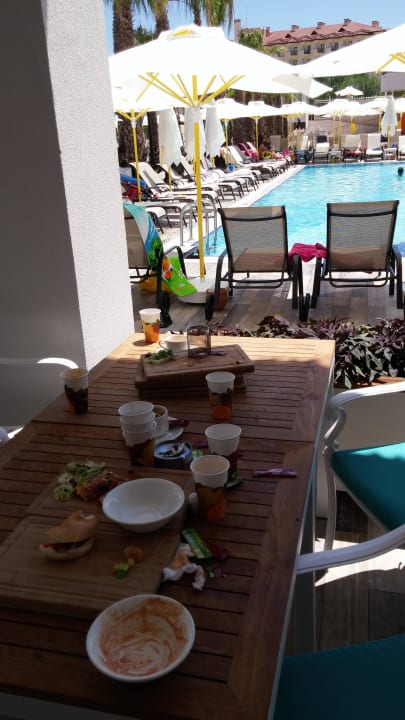 Mittags am Pool Castival Hotel