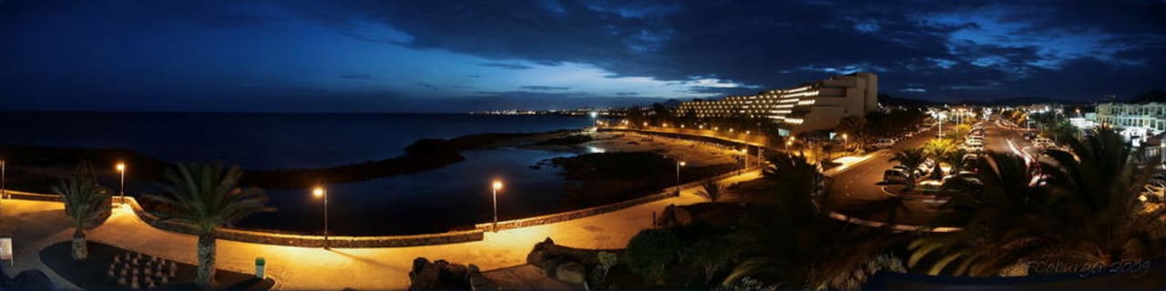 Richtung Süden bei Nacht bis Arrecive Neptuno Suites - Adults only