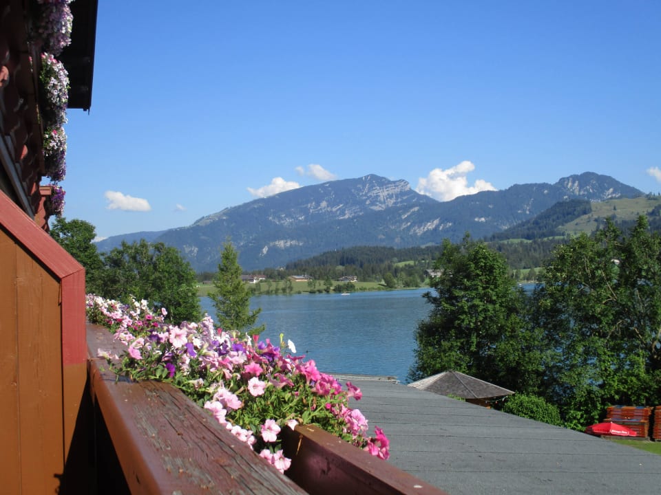 Blick vom Bakon Hotel Bellevue am See