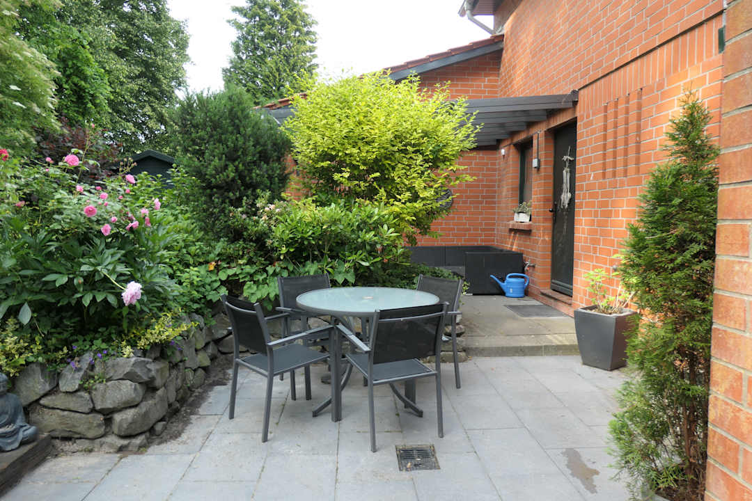 Gartenanlage Architektenhaus am Pewsumer Tief