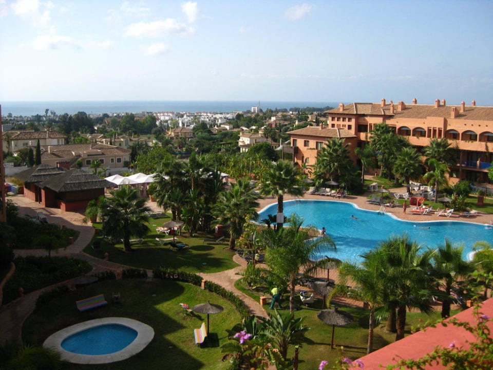 Blick von der Terrasse auf die Anlage Bakour Oh Nice Costa del Sol