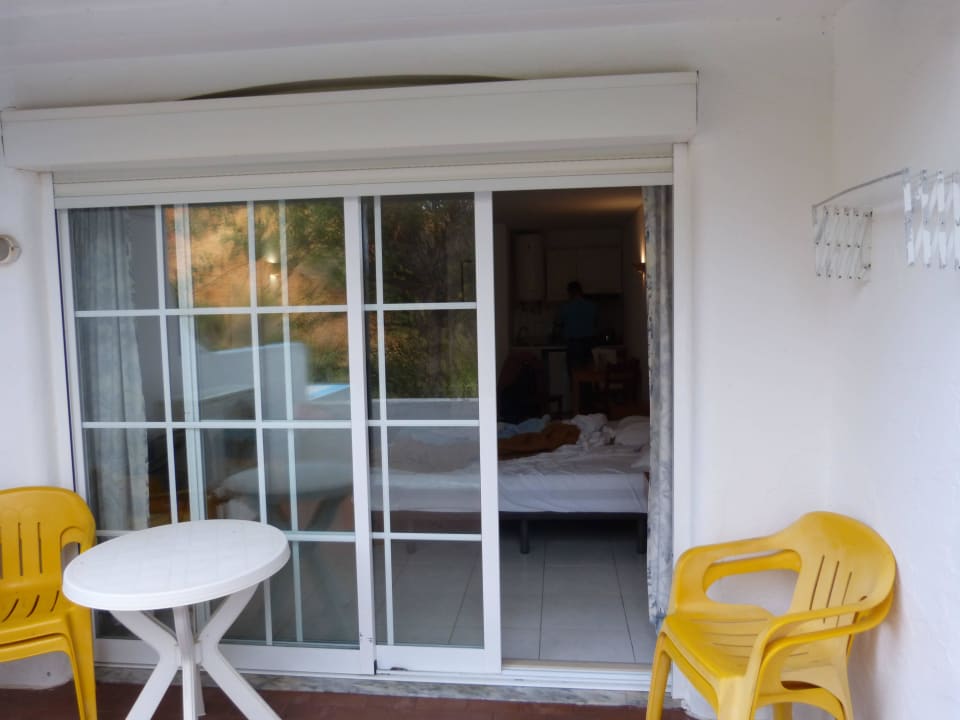 Blick von Terrasse zum Zimmer Monica Isabel Beach Club