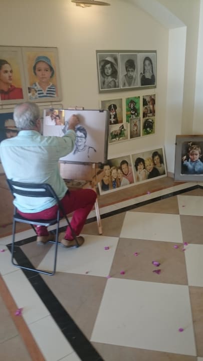 Künstler im Hotel Lindos Imperial Resort & Spa