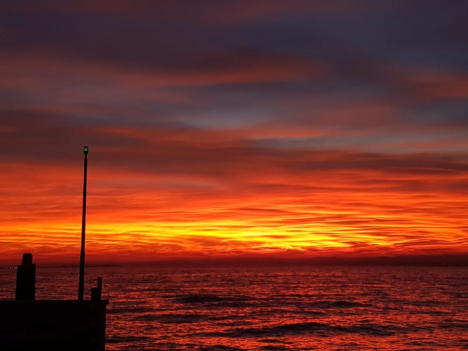 Sonnenuntergang Ambienthotel PrimaLuna