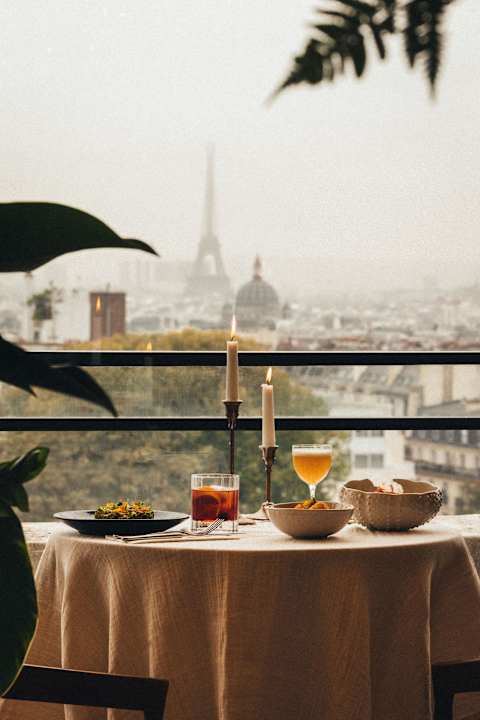 Ausblick Terrass Hôtel