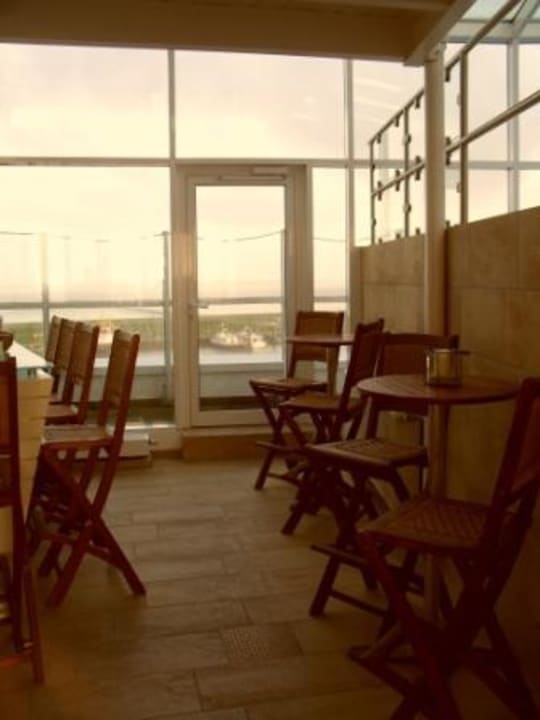 Erfrischungsbereich im 7. Stock Hotel Fährhaus