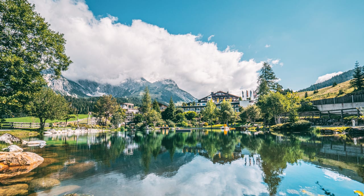 Pool Übergossene Alm Resort