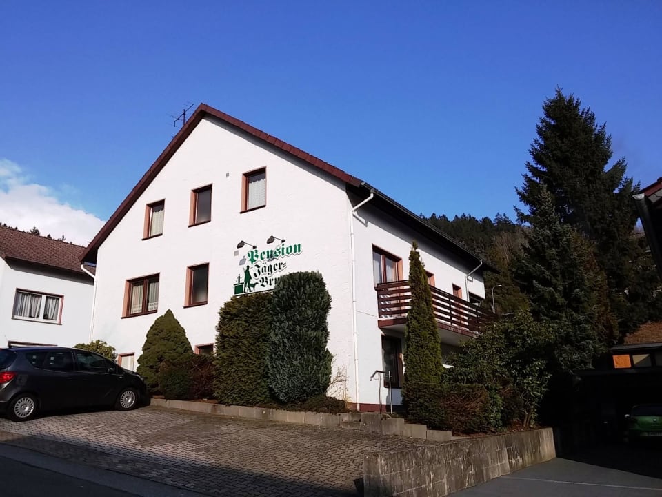 Blick von außen Pension Jägerbrunnen