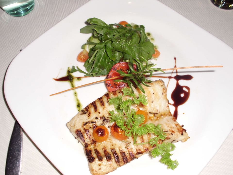 Seebarsch beim Italiener Premier Le Reve Hotel & Spa