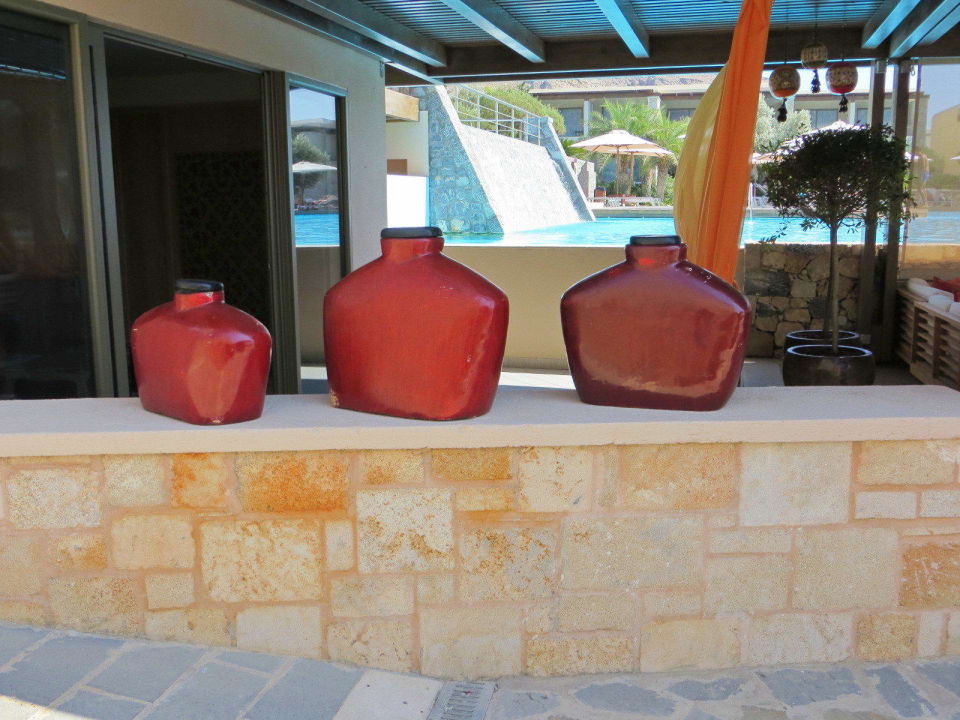 Deko im Poolrestaurant Olivino Aquagrand Artistic Luxury Beach Resort - Adults only