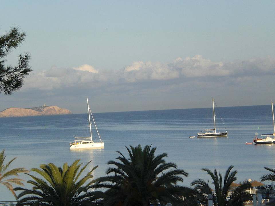 Blick vom Balkon-Zimmer 212 Hotel Osiris