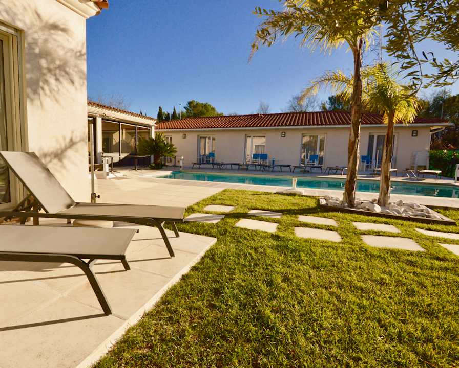 Gartenanlage Hôtel Villa Sophia