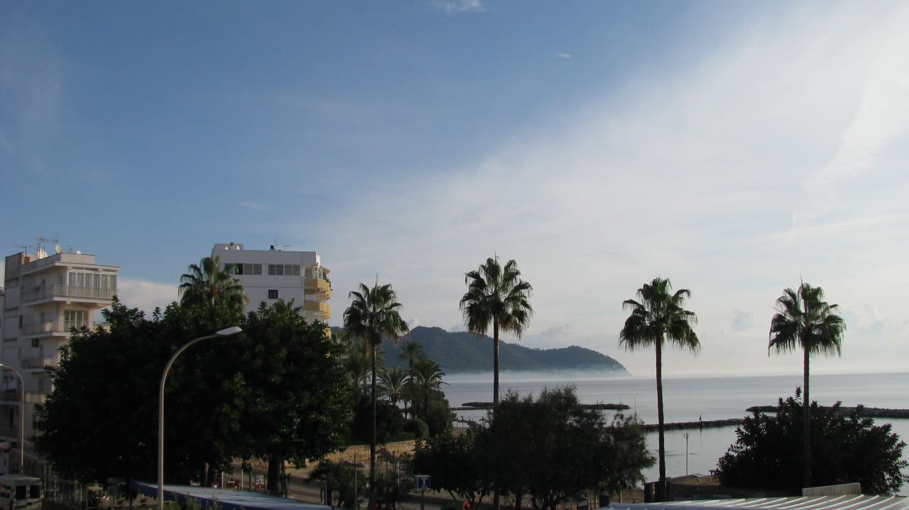 View from balcony Globales Cala Bona