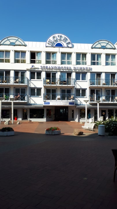Außenansicht Strandhotel Duhnen / Aparthotel Kamp