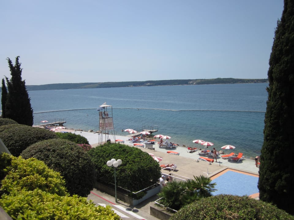 Blick vom 2. Stock Grand Hotel Bernardin