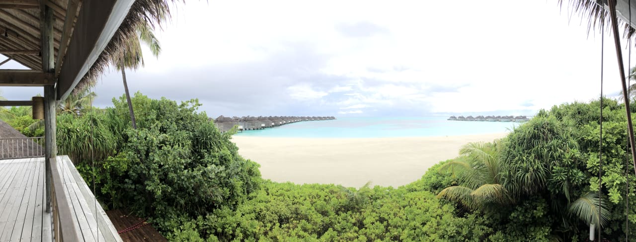 Ausblick Hotel Six Senses Laamu