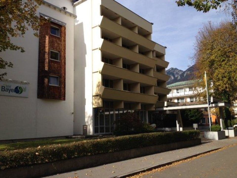 Blick auf den Eingangsbereich Hotel Bayern Vital