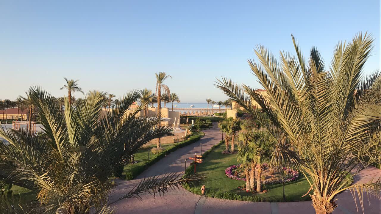 Ausblick Cleopatra Luxury Resort Makadi Bay