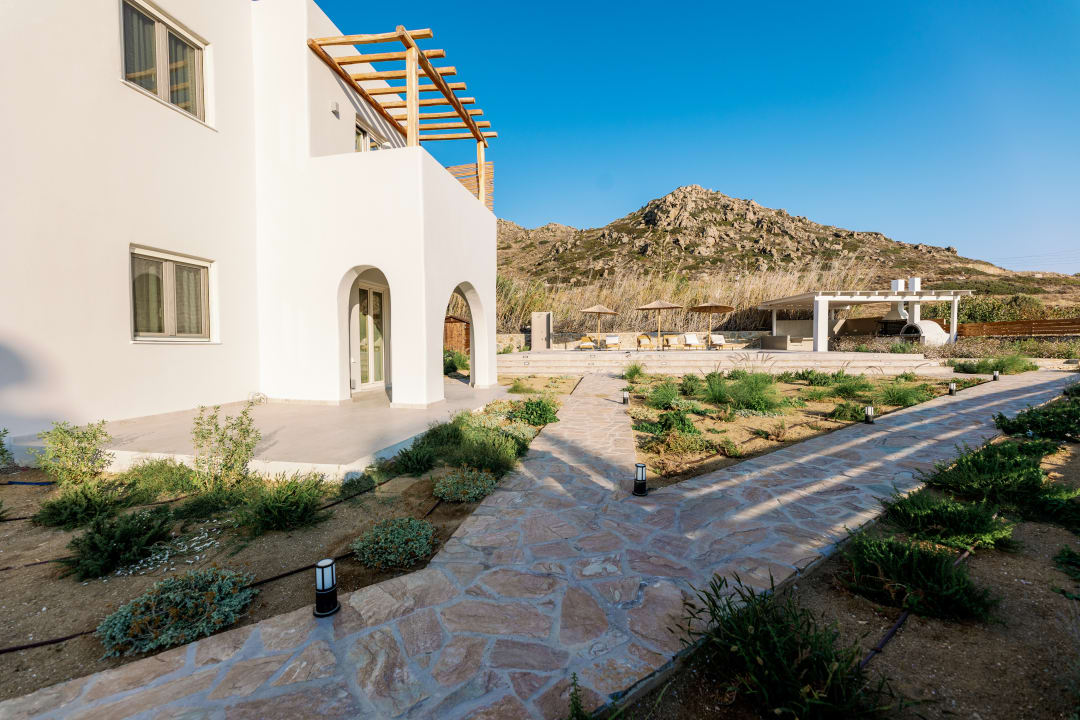 Außenansicht Villa Finest Beach front villas at Orkos beach