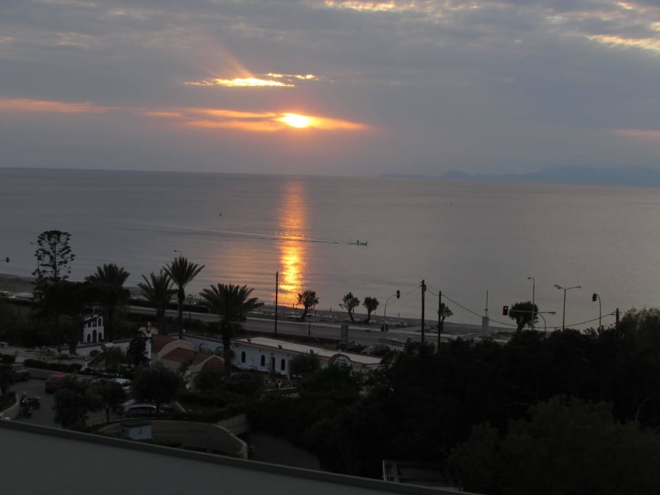 Sonnenuntergang  vom Hotel aus Rodos Palace Hotel