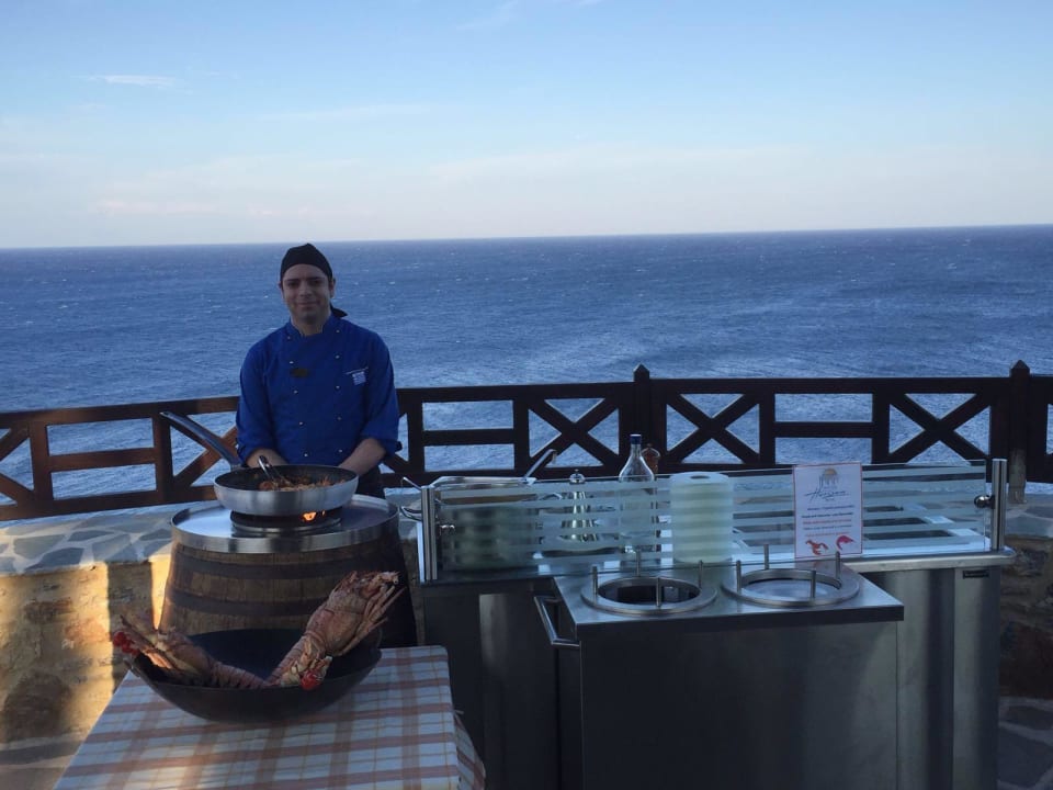 Eventkoch mit wechselnden Gerichten Hotel Kalithea Horizon Royal