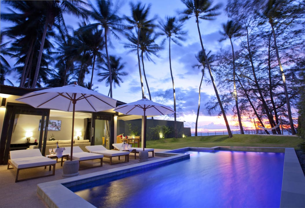 Beachfront Private pool villa Swimming pool Nikki Beach Resort Koh Samui