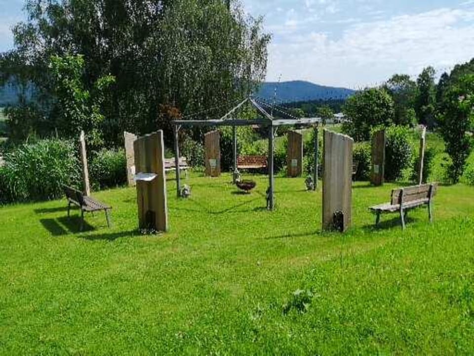 Gartenanlage Spirit & SPA Hotel Birkenhof am Elfenhain