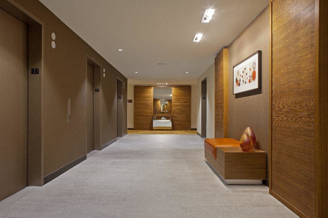 Guest floor corridor Hotel Grand Hyatt San Francisco