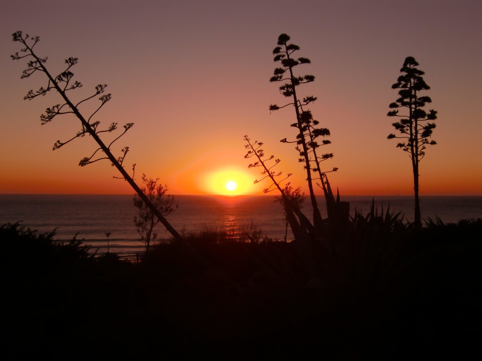 Sonnenuntergang zum Strand hin Hotel Riu Chiclana