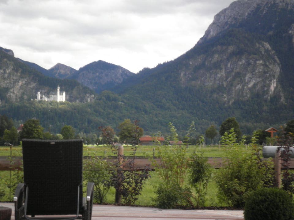 Ausblick vom Pool Hotel Das Rübezahl