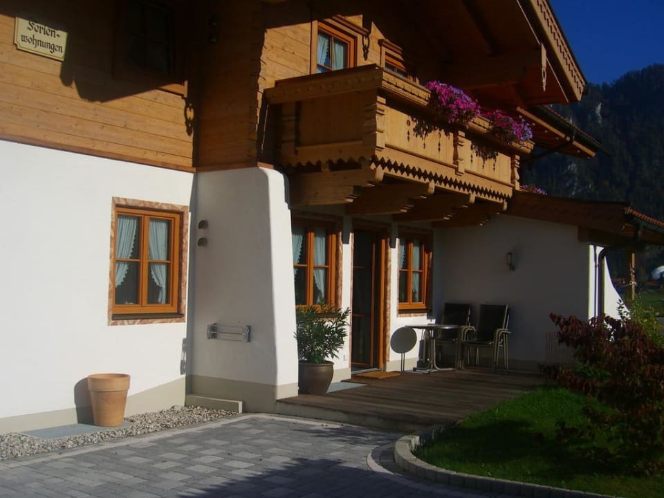 Terrasse und Balkon Ferienwohnungen Bauregger