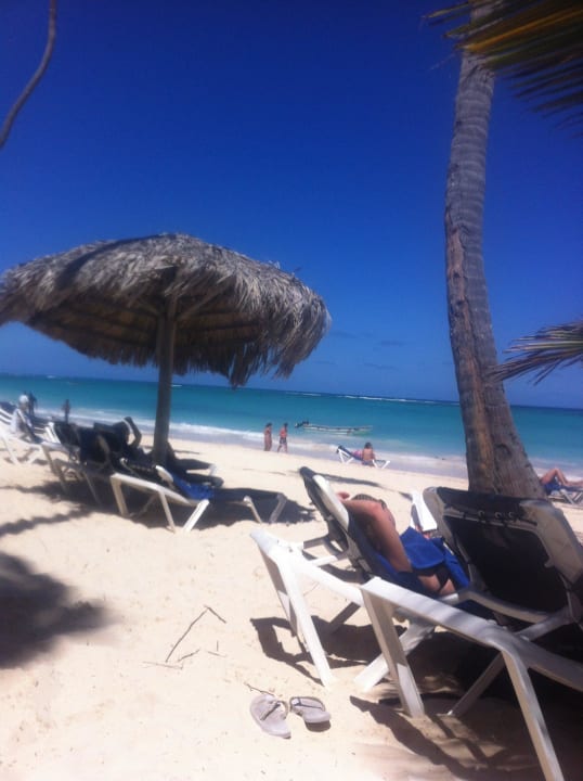 Sonnenschirme am Strand Grand Palladium Select Bávaro Resort & Spa