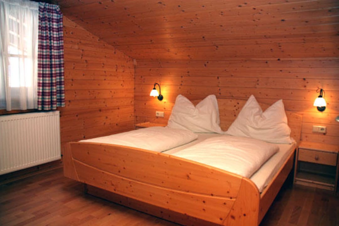 Schlafzimmer Appartement Holzblockhaus Apartments Richlegghof
