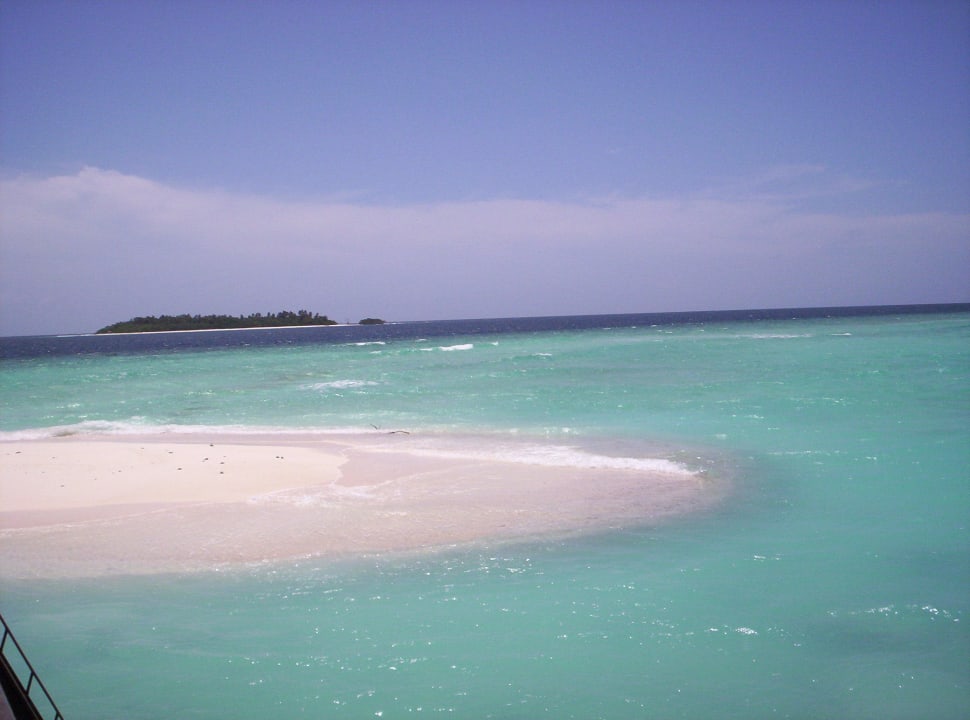 Taken from my water villa balcony NH Collection Maldives Reethi Resort