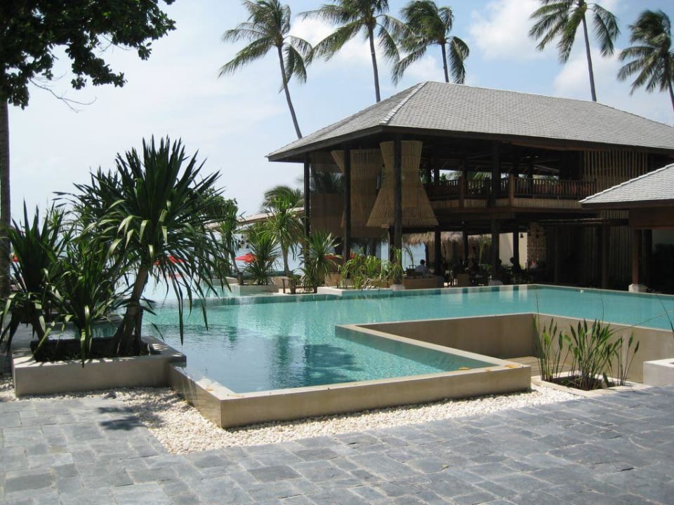 Pool/Restaurant Anantara Rasananda Koh Phangan -  Villas