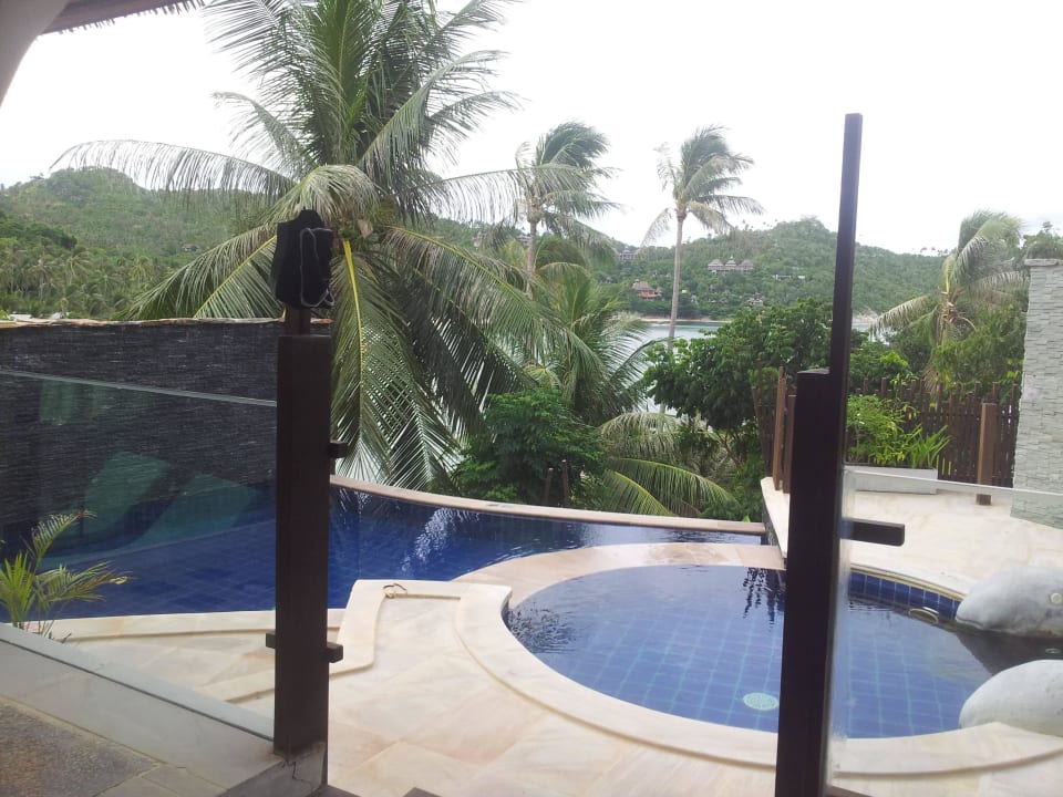 Unser privater Pool Panviman Resort Koh Phangan