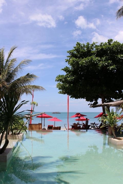 Pool mit Ausblick Anantara Rasananda Koh Phangan -  Villas