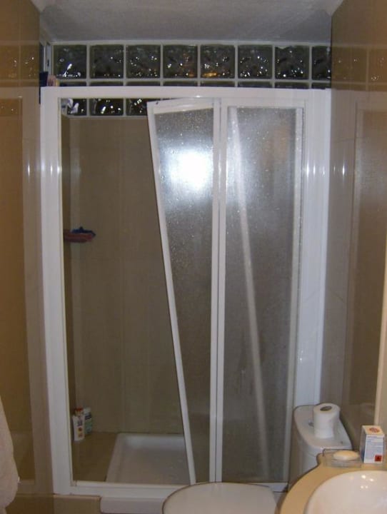 Duschtrennwand! Hotel El Cisne