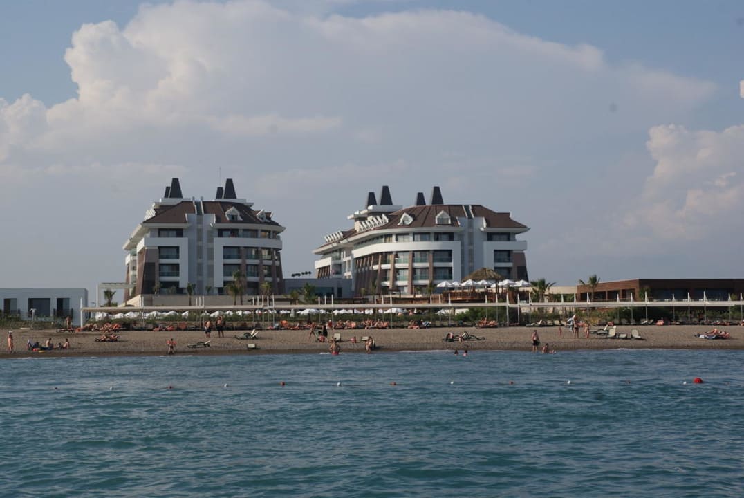 Widok od strony morza Sherwood Dreams Resort