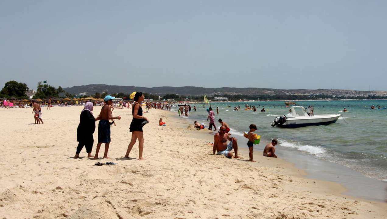Plage côté nord Hotel Paradis Palace
